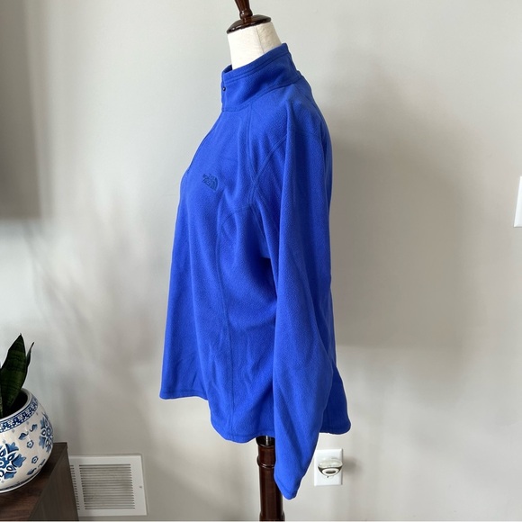 The North Face Fleece Quarter Zip - Electric Blue - Picture 3 of 9